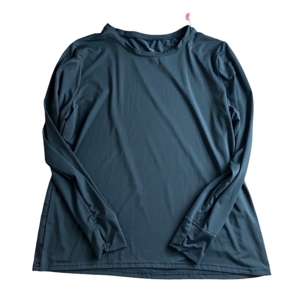 Happy Scrubs Long Sleeve Gray Top XL